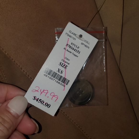 NWT White House Black Market leather dress - Picture 5 of 8